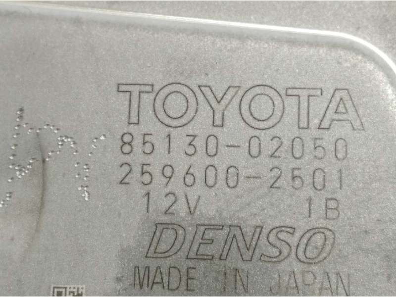 Recambio de motor limpia trasero para toyota auris 1.8 16v (híbrido) referencia OEM IAM 8513002050  2596002501 4