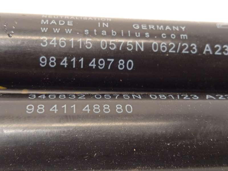 Recambio de amortiguadores maletero / porton para peugeot 3008 ii suv (mc_, mr_, mj_, m4_) 1.2 thp/ puretech 130 (mrhnsm, mrhnsu - Rojo 3