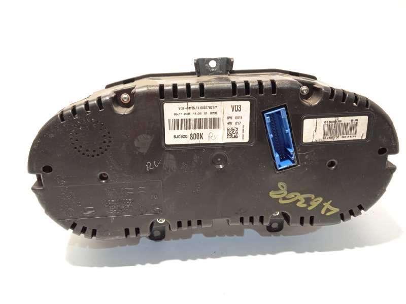 Recambio de cuadro instrumentos para seat ibiza (6j5) stylance / style referencia OEM IAM 6J0920800K - Negro 5