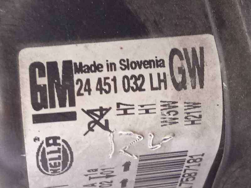 Recambio de faro izquierdo para opel astra gtc 1.4 16v referencia OEM IAM 24451032  1EG27037001 - Negro 8