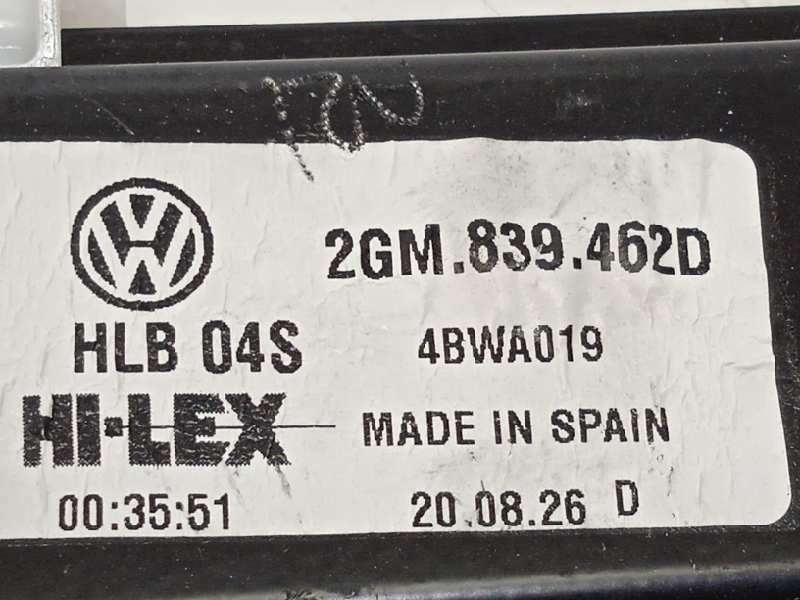 Recambio de elevalunas trasero derecho para volkswagen t-cross style referencia OEM IAM 2GM839462D  5Q0959408D - Gris 5