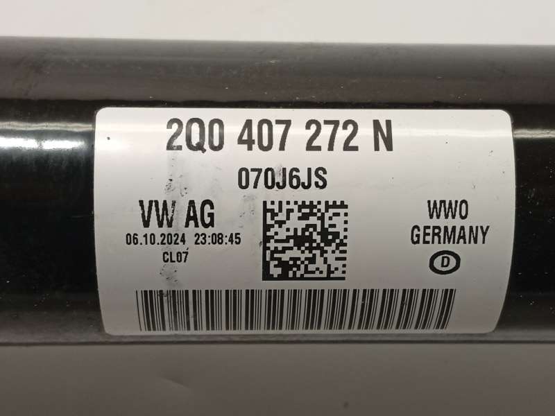 Recambio de transmision delantera derecha para seat ibiza v (kj1, kjg) 1.0 tsi referencia OEM IAM 2Q0407272N - Blanco 4