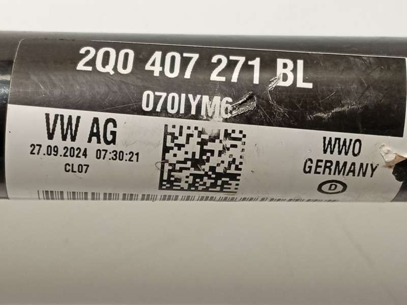 Recambio de transmision delantera izquierda para seat ibiza v (kj1, kjg) 1.0 tsi referencia OEM IAM 2Q0407271BL - Blanco 4