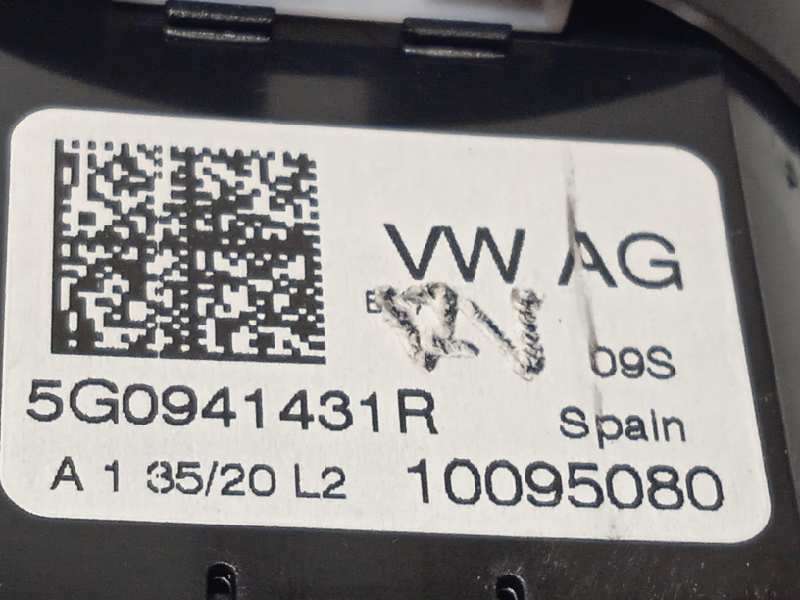 Recambio de mando luces para volkswagen t-cross style referencia OEM IAM 5G0941431R  5G0941431AFWZU - Gris 4