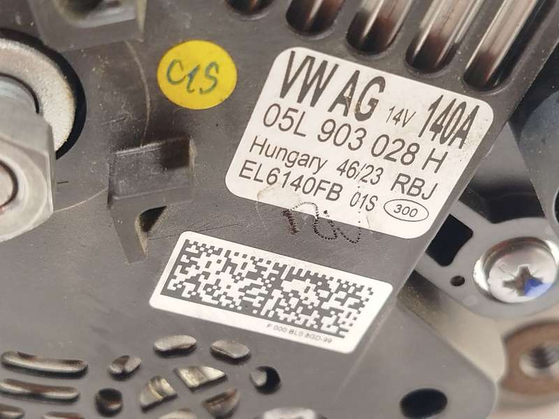 Recambio de alternador para seat leon (kl1, klg) 2.0 tdi referencia OEM IAM 05L903028H  EL6140FB 4