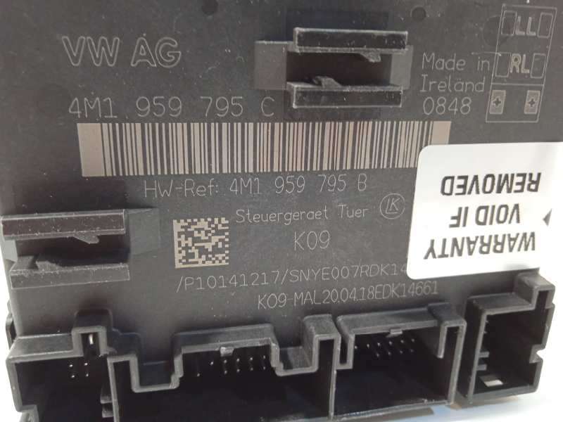 Recambio de centralita confort para audi a8 (4n2/4n8) 50 tdi quattro referencia OEM IAM 4M1959795C - Negro 4