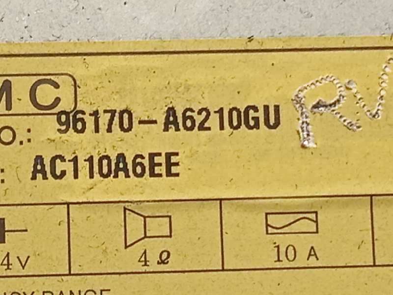 Recambio de sistema audio / radio cd para hyundai i30 cw 1.6 crdi cat referencia OEM IAM 96170A6210GU  AC110A6EE - Negro 7