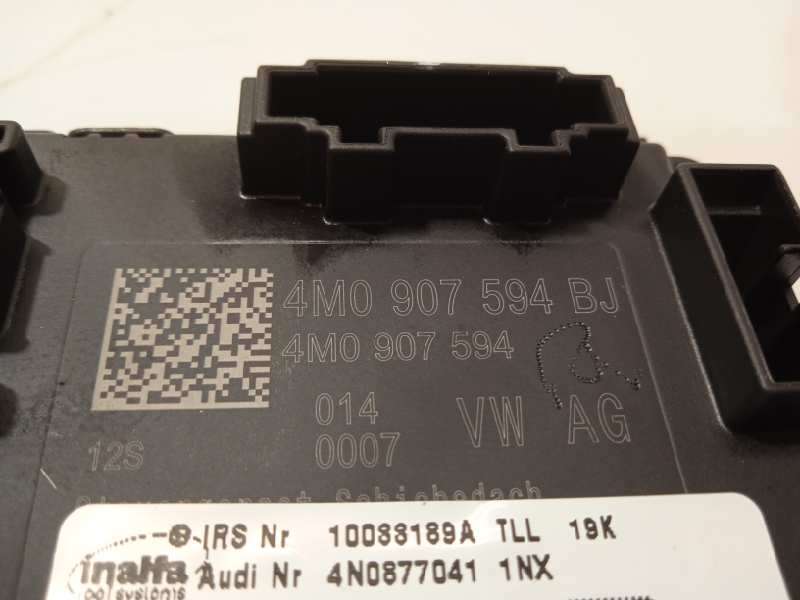 Recambio de modulo electronico para audi a8 (4n2/4n8) 50 tdi quattro referencia OEM IAM 4M0907594BJ - Negro 4