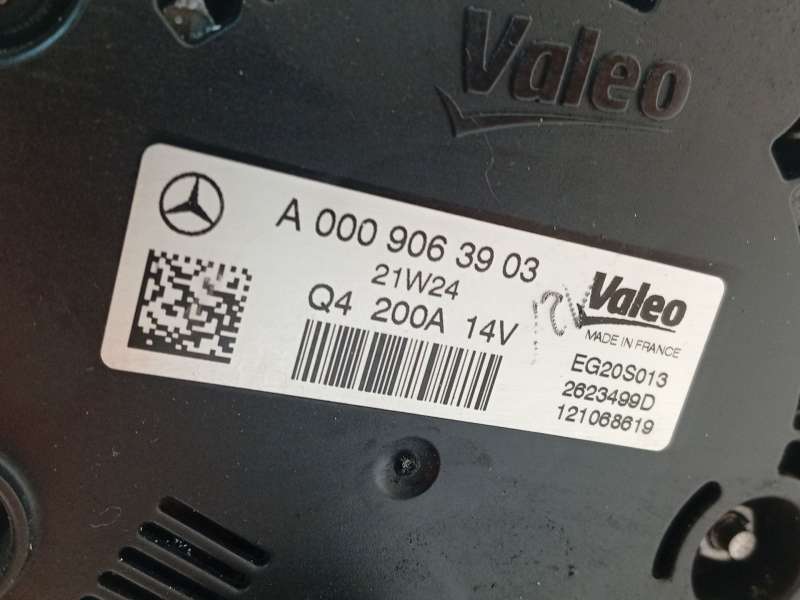 Recambio de alternador para mercedes-benz clase b sports tourer (w247) b 200 d (247.012) referencia OEM IAM A0009063903 2623499D - Blanco 4