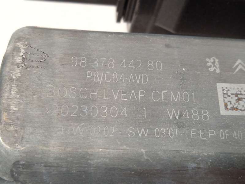 Recambio de elevalunas delantero derecho para peugeot 3008 ii suv (mc_, mr_, mj_, m4_) 1.2 thp/ puretech 130 (mrhnsm, mrhnsu, mr - Rojo 4