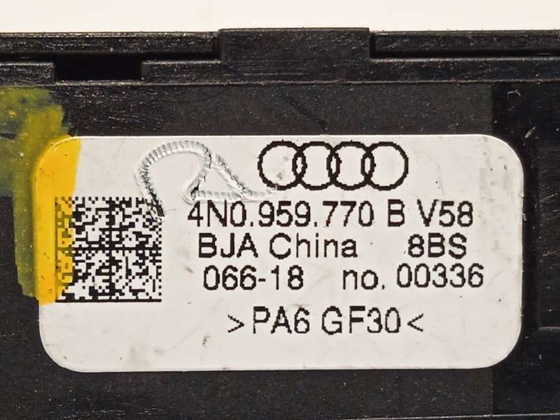 Recambio de interruptor para audi a8 (4n2/4n8) 50 tdi quattro referencia OEM IAM 4N0959770B  4N0959770BV58 - Negro 4