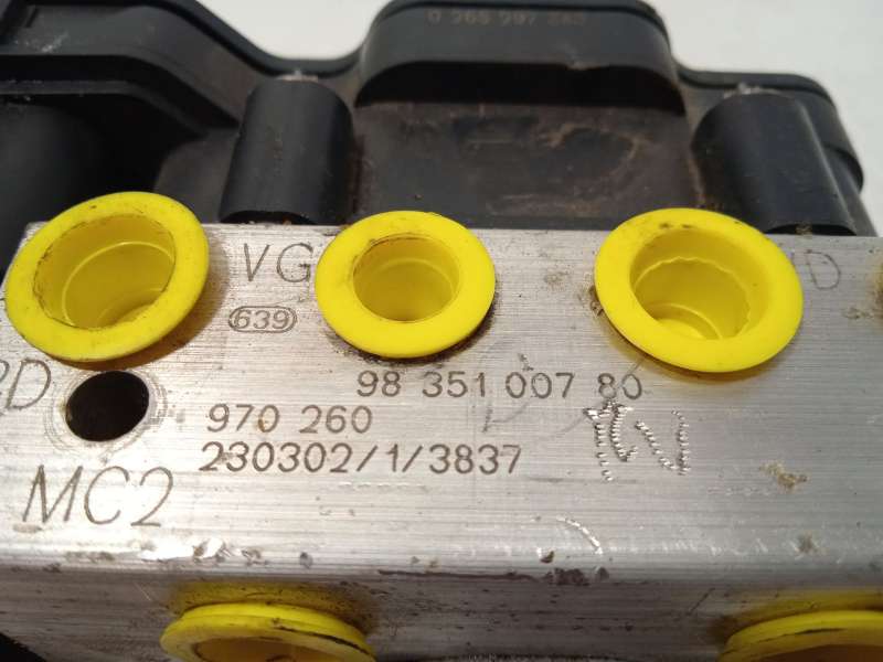 Recambio de abs para peugeot 308 iii (fb_, fh_, fp_, f3_, fm_) bluehdi 130 (fbyhzl, fbyhzt) referencia OEM IAM 9835100780 970260 6