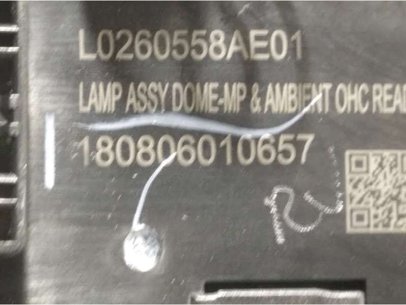 Recambio de luz interior para jeep compass ii longitude 4x2 referencia OEM IAM L0260558AE01  P6QJ10PS4AA6909 4