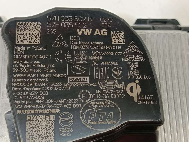 Recambio de modulo electronico para volkswagen tiguan 2,0 tig referencia OEM IAM 57H035502B 4