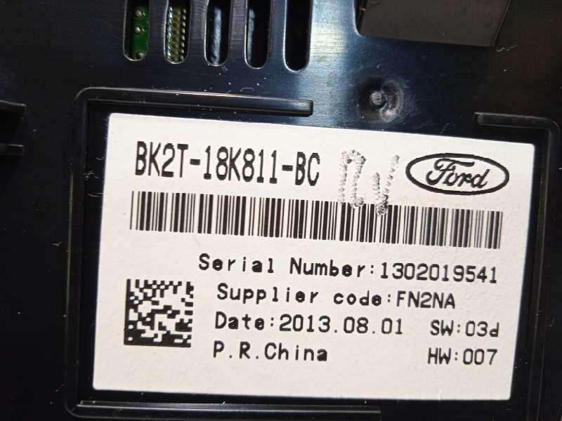 Recambio de mando multifuncion para ford transit custom kasten 290 l1 trend referencia OEM IAM BK2T18K811BC 2190668 - Azul 6
