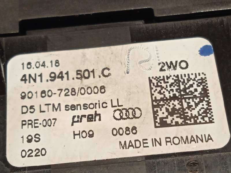 Recambio de mando luces para audi a8 (4n2/4n8) 50 tdi quattro referencia OEM IAM 4N1941501C - Negro 4