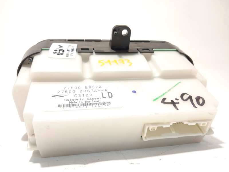 Recambio de mando climatizador para nissan qashqai (j10) tekna sport referencia OEM IAM 27500BR57A - Blanco 4