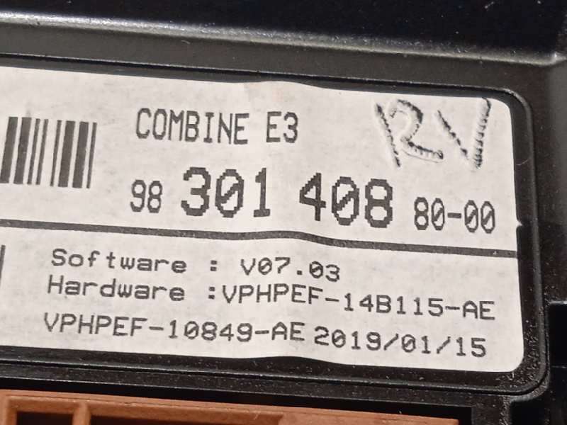 Recambio de cuadro instrumentos para citroën c4 cactus shine referencia OEM IAM 9830140880 9830087680 4