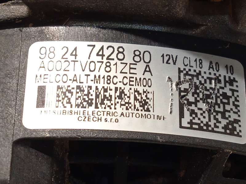 Recambio de alternador para citroën berlingo (er_, ec_) 1.5 bluehdi 100 referencia OEM IAM 9824742880  A002TV0781ZE - Blanco 4