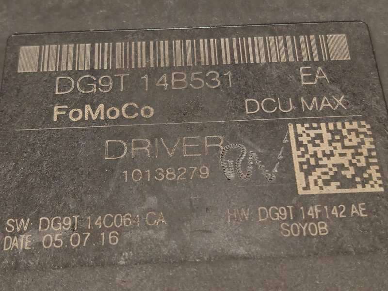 Recambio de centralita confort para ford mondeo lim. 2.0 tdci cat referencia OEM IAM DG9T14531EA - Gris 4