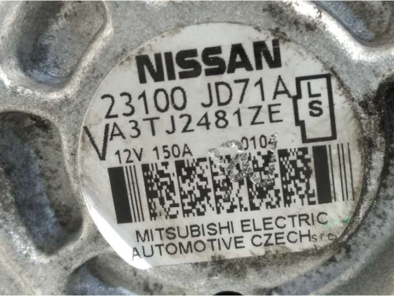 Recambio de alternador para nissan qashqai+2 (jj10) acenta 4x4 referencia OEM IAM 23100JD71A  A3TJ2481ZE - Blanco 3