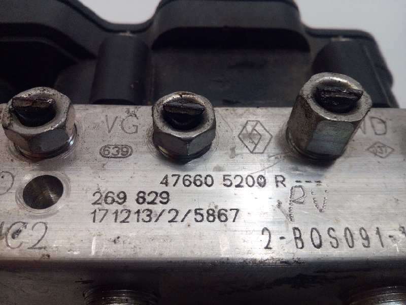Recambio de abs para renault kadjar zen referencia OEM IAM 476605200R 0265956527 269829 5