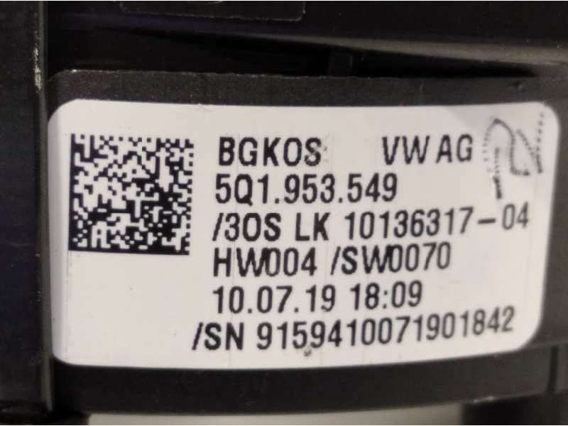 Recambio de anillo airbag para seat leon st (5f8) 2.0 tdi referencia OEM IAM 5Q1953549 - Azul 4