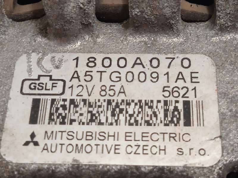 Recambio de alternador para mitsubishi colt berlina 3 (cz) 1.5 instyle referencia OEM IAM 1800A070  A5TG0091AE - Negro 5