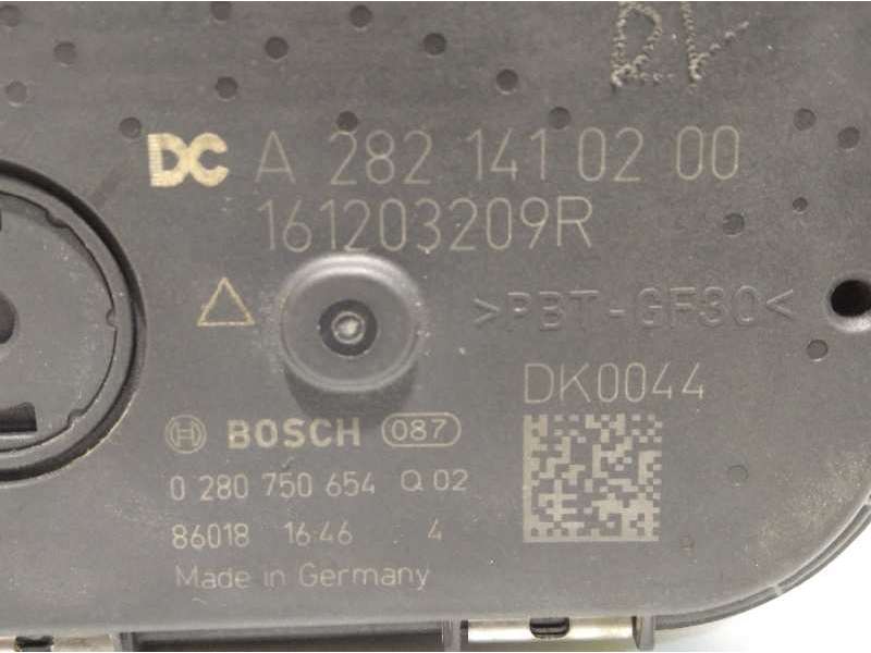 Recambio de caja mariposa para dacia duster ii referencia OEM IAM 161203209R A2821410200 0280750654 4