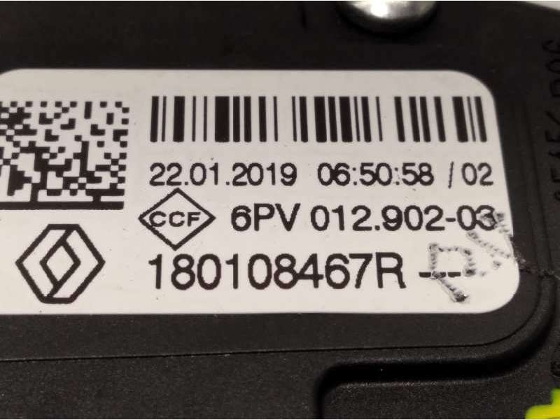 Recambio de potenciometro pedal para dacia duster ii referencia OEM IAM 180108467R  6PV01290203 3
