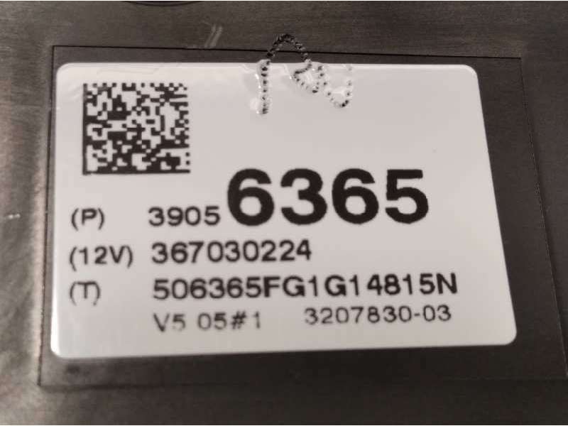 Recambio de cuadro instrumentos para opel corsa e selective referencia OEM IAM 39056365 - Verde 6