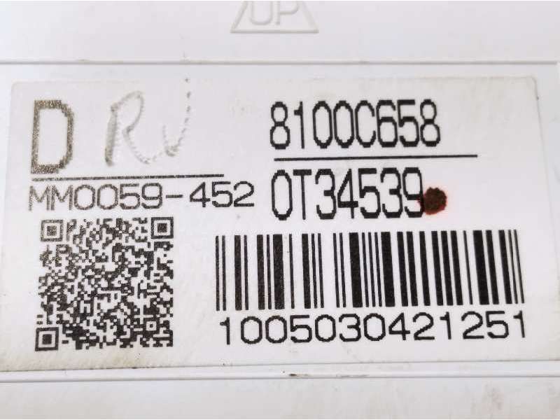 Recambio de cuadro instrumentos para mitsubishi outlander (gf0) referencia OEM IAM 8100C658  OT34539 6