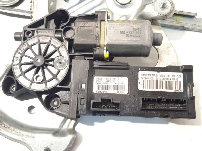 Recambio de elevalunas delantero izquierdo para renault megane iii coupe expression referencia OEM IAM 807310006R  807210004R 3