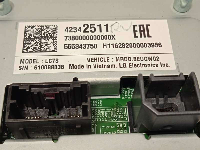 Recambio de pantalla multifuncion para opel astra k lim. 5türig dynamic referencia OEM IAM 42342511  555343750 5