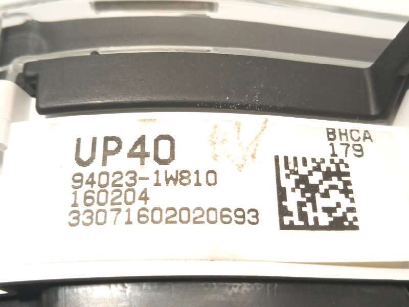 Recambio de cuadro instrumentos para kia rio drive referencia OEM IAM 940231W810 - Blanco 5