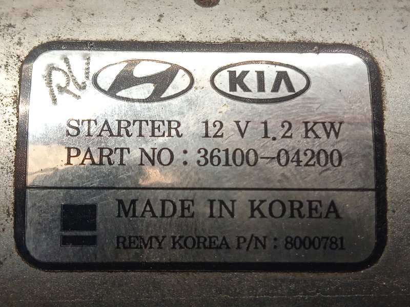 Recambio de motor arranque para hyundai kona 1.0 tgdi cat referencia OEM IAM 3610004200 - Blanco 5
