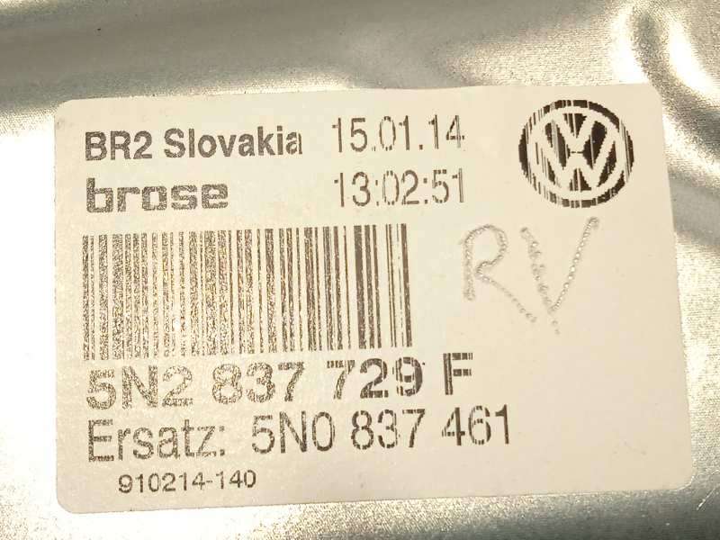 Recambio de elevalunas delantero izquierdo para volkswagen tiguan (5n2) sport 4motion bluemotion referencia OEM IAM 5N0959702F 5 4