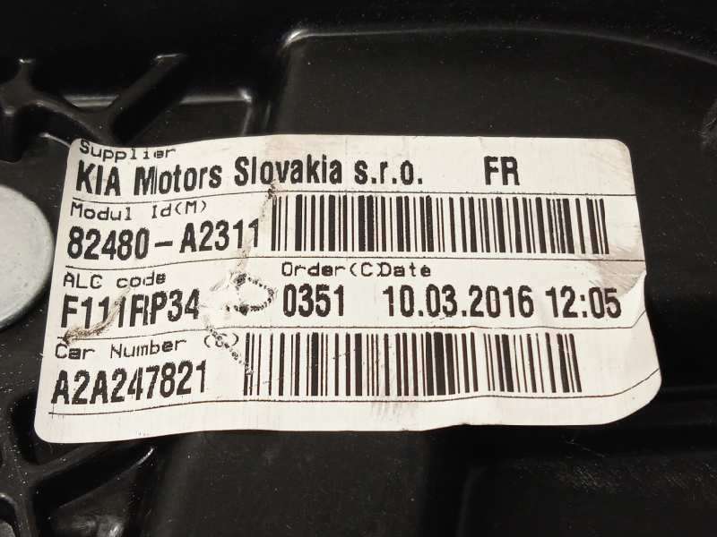 Recambio de elevalunas delantero derecho para kia cee'd drive referencia OEM IAM 82480A2311 82481A2000 82460A2010 - Rojo 4