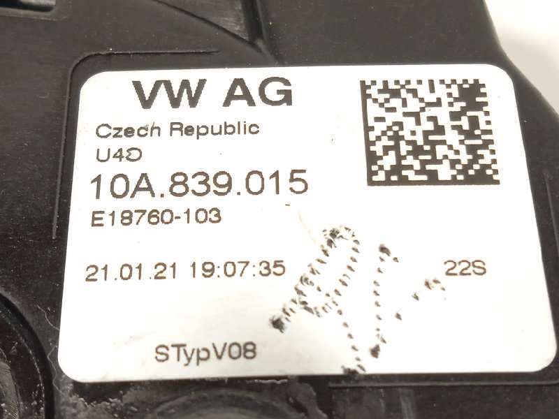 Recambio de cerradura puerta trasera izquierda para volkswagen t-cross 1.0 tsi referencia OEM IAM 10A839015 - Blanco 3