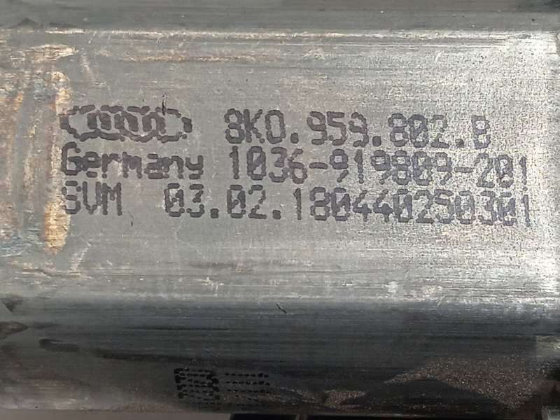 Recambio de elevalunas delantero derecho para audi q3 (8ug) attraction referencia OEM IAM 8U0837462 TR38U0837462 8K0959802B - Gris 4