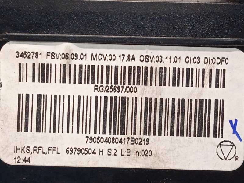 Recambio de mando calefaccion / aire acondicionado para bmw mini (r56) one referencia OEM IAM 3452781 64113454854 6