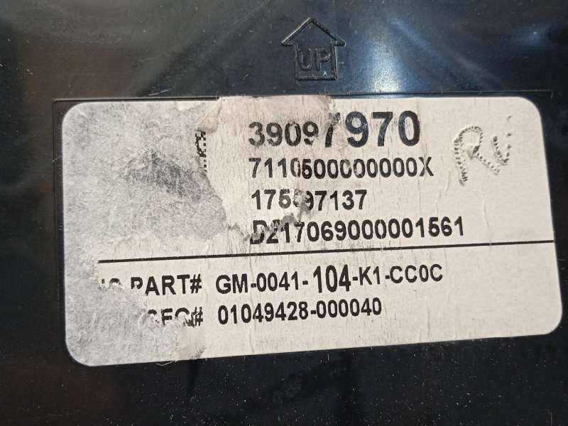 Recambio de cuadro instrumentos para opel astra k sports tourer dynamic start/stop referencia OEM IAM 39097970 5