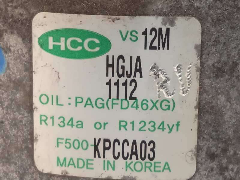 Recambio de compresor aire acondicionado para hyundai i20 city s referencia OEM IAM 977014P251  F500KPCCA03 5