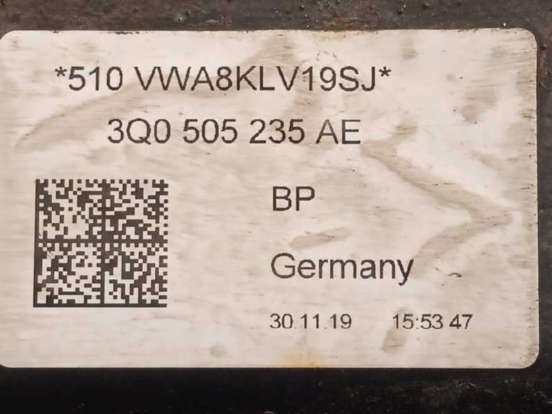 Recambio de puente trasero para audi a3 sedán (8vm) referencia OEM IAM 3Q0505235AE - Rojo 5