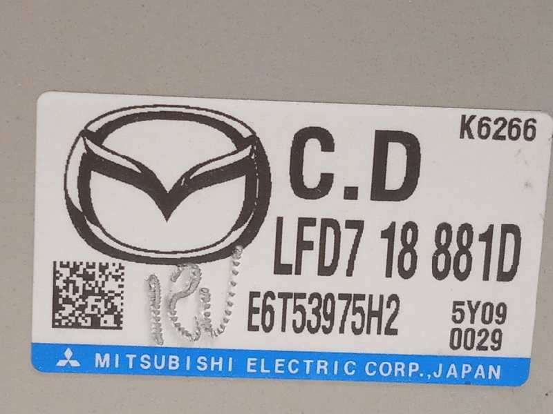 Recambio de centralita motor uce para mazda 5 berl. (cr) 2.0 sportive referencia OEM IAM LFD718881D  E6T53975H2 4