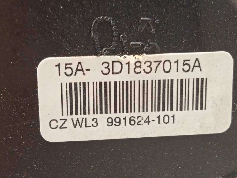 Recambio de cerradura puerta delantera izquierda para volkswagen touareg (7la) tdi r5 referencia OEM IAM 3D1837015A - Negro 3