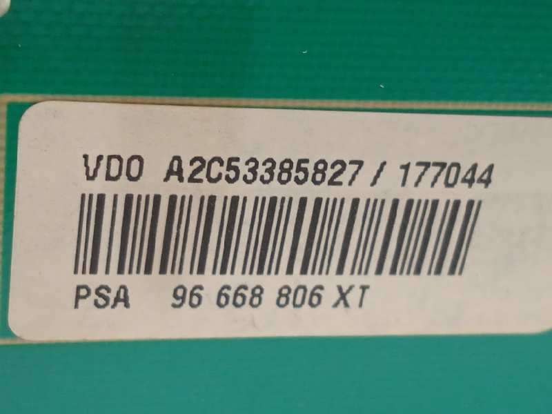 Recambio de cuadro instrumentos para citroën c3 tonic referencia OEM IAM 96668806XT  98041181XT - Negro 6