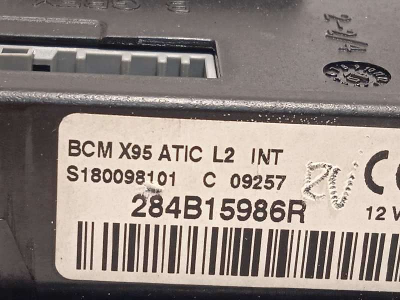 Recambio de centralita confort para renault scenic iii expression referencia OEM IAM 284B15986R  S180098101C - Negro 4
