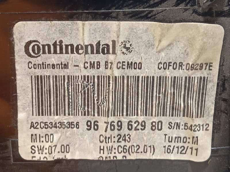 Recambio de cuadro instrumentos para citroën c4 lim. seduction referencia OEM IAM 9676962980  A2C53435356 - Blanco 6