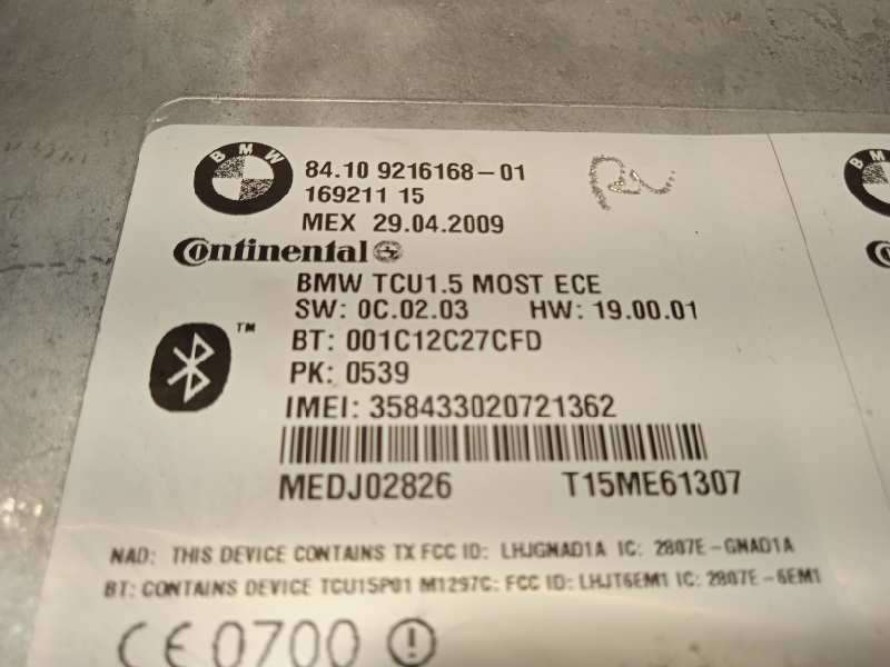 Recambio de centralita unidad control telefono para bmw serie 7 (f01/f02) 730ld referencia OEM IAM 84109216168 - Negro 3